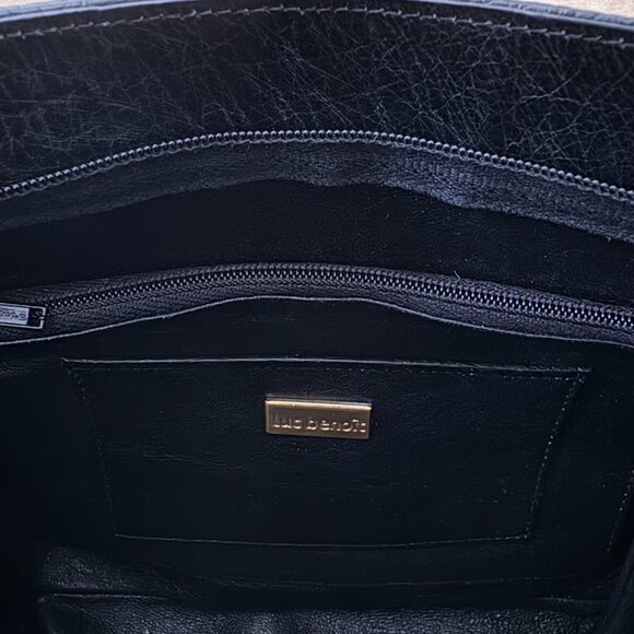 VTG Auth LUC BENOIT Genuine Ostrich Black Chain Shoulder Bag...GORGEOUS! - Picture 8 of 9